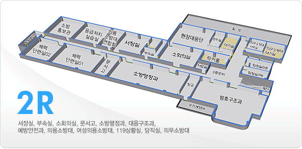 남원소방서 층별안내 2층