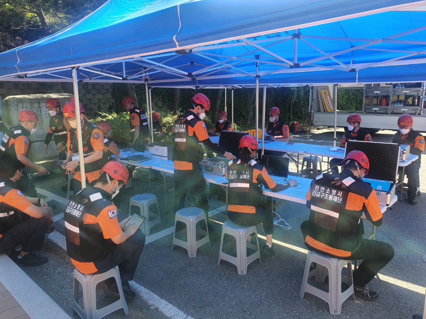 진안복합노인복지타운 불시가동훈련 실시