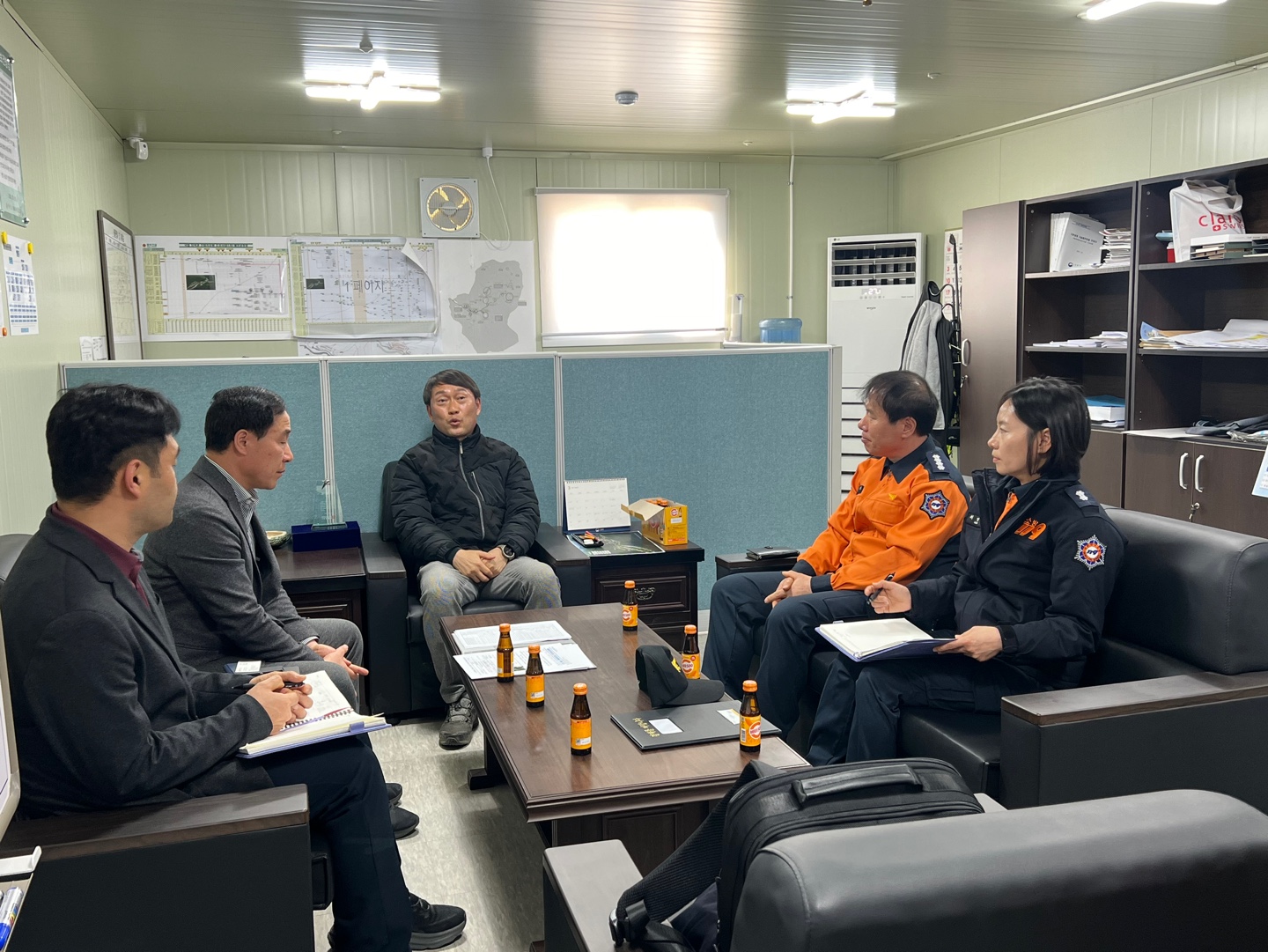 관서장, 대형공사장 현장방문행정2