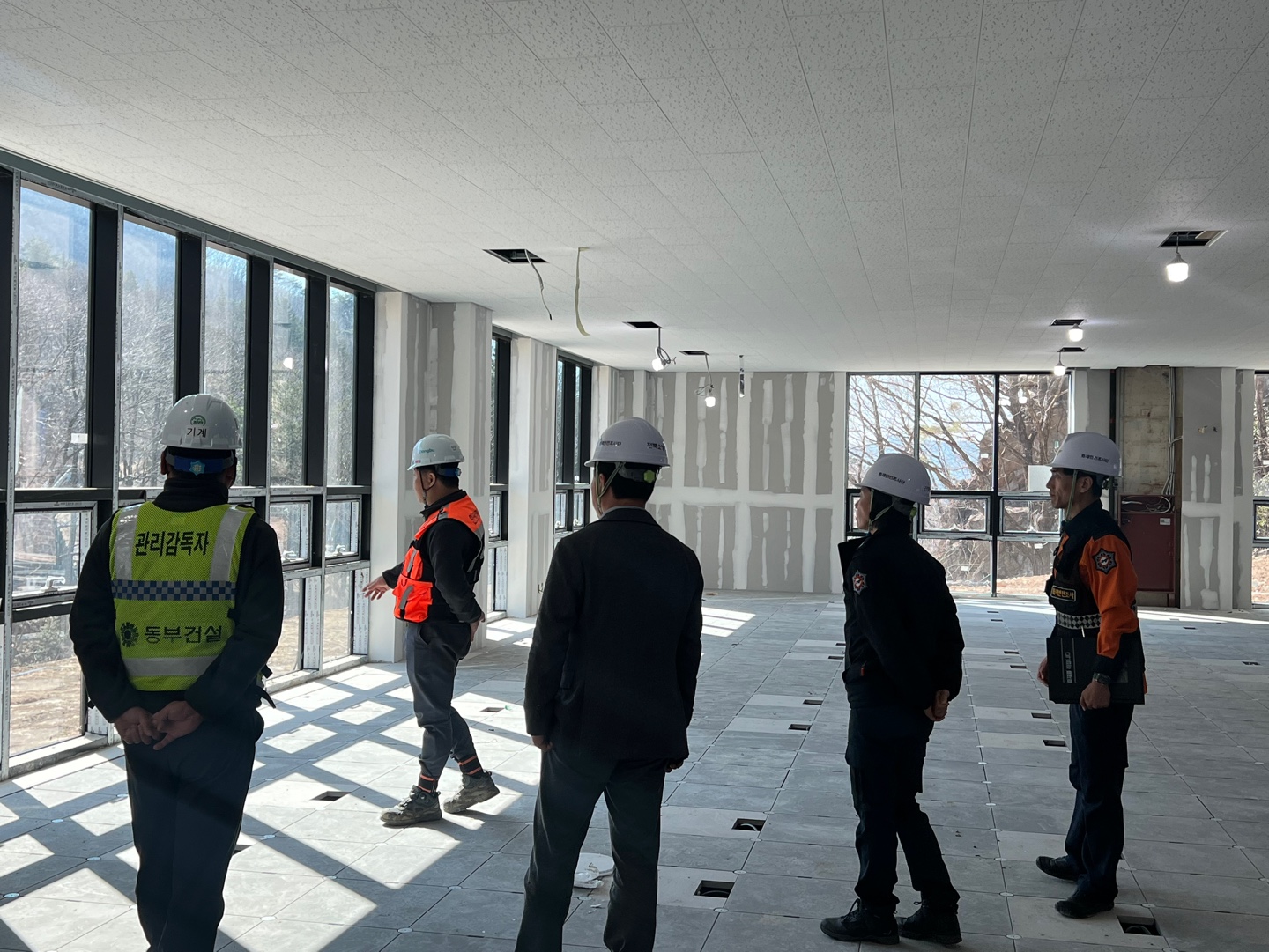 관서장, 대형공사장 현장방문행정3