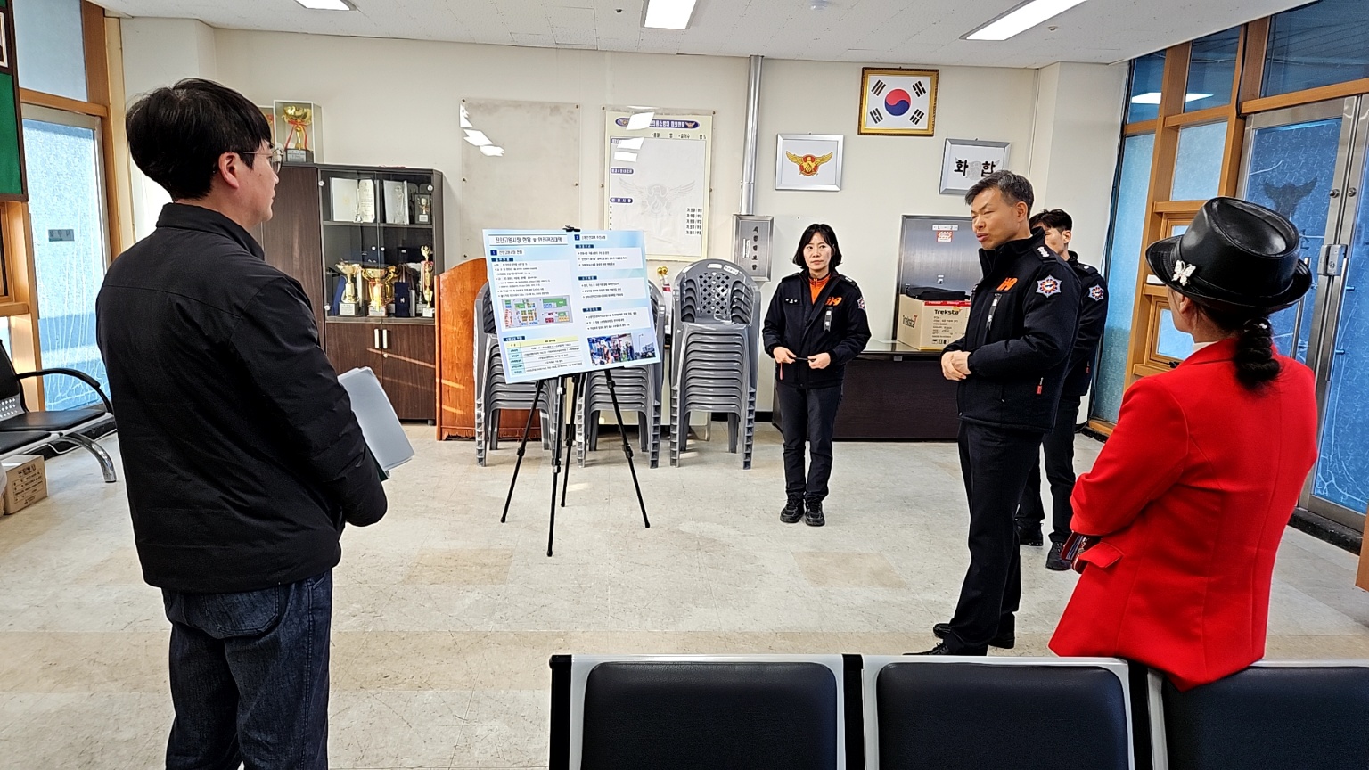 김충국소방서장님 첫 행보!! 진안고원시장 현장방문3