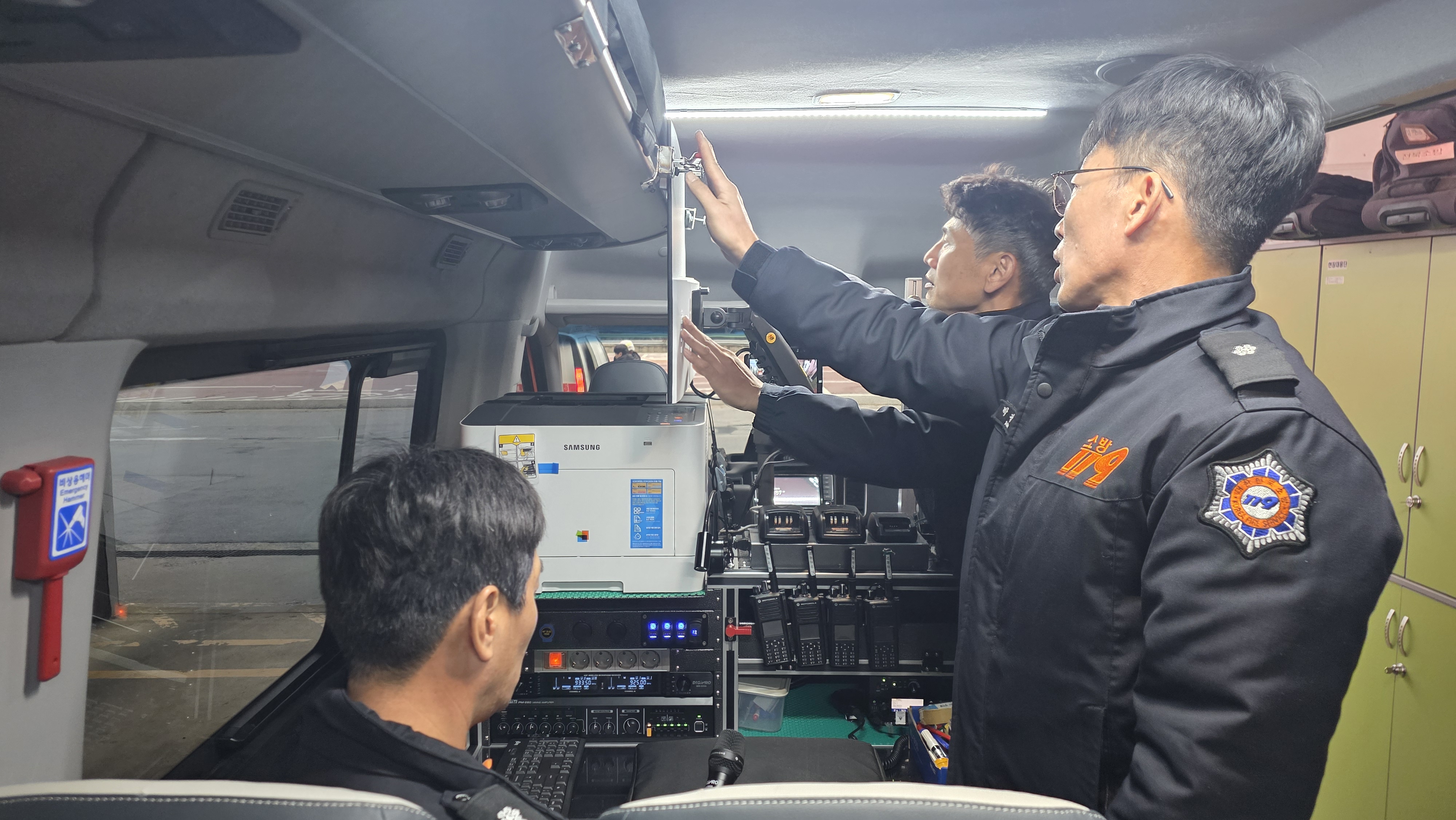 장수소방서, 현장 지휘 역량 강화를 위한 신형 지휘차 배치 완료3