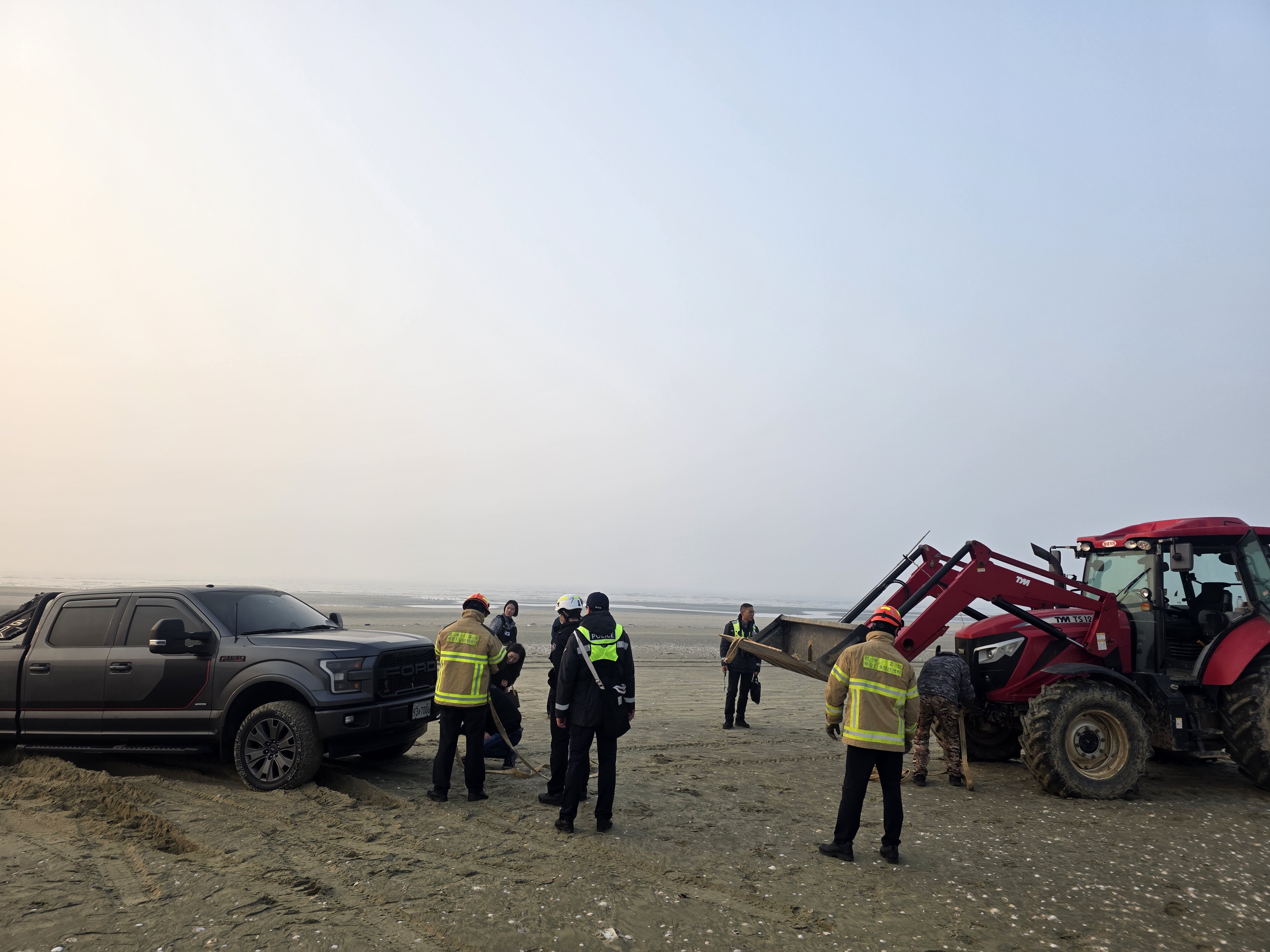 현장에서 활약하는 사진