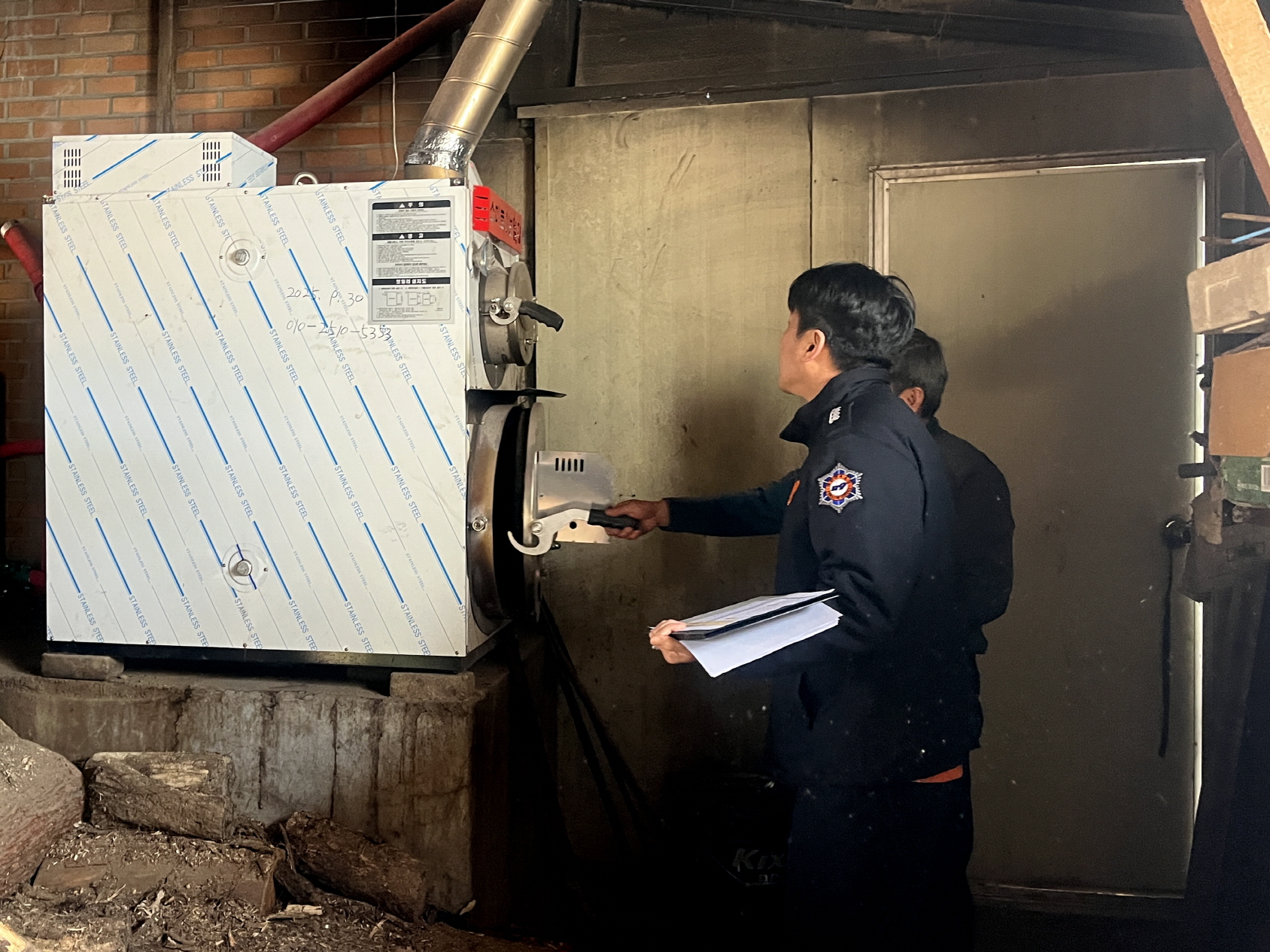 화목보일러 설치 주택 66가구 간이S/P 및 자동확산소화기 소방시설 지원 완료3