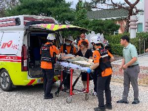 9.23 송산효도마을 합동소방훈련